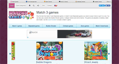 Desktop Screenshot of match3games.com